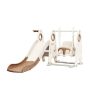 Coffee 4-in-1 Toddler Climber Slide Playset with Basketball Hoop - Image 1