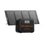 BLUETTI 1000W Continuous/2000W Peak Output Power Station AC70P Push Button Start LiFePO4 Battery Generator + 120W Solar Panel - Image 1