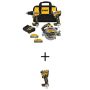 DEWALT 20V MAX Lithium-Ion Cordless 3-Tool Combo Kit and Compact 1/4 in. Impact Driver with 5Ah and 1.7Ah Batteries and Charger - Image 1