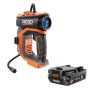 RIDGID 18V Cordless Portable Inflator with 2.0 Ah MAX Output Battery - Image 1