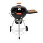 ProQ 22 in. Rodeo Charcoal Kettle Grill in Black with Side Shelf - Image 1