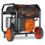 WEN 5600-Watt Dual Fuel Gas Portable Generator, Electric Start, 224cc, Transfer-Switch and RV-Ready with CO Shutdown Sensor - Image 1