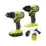 RYOBI ONE+ 18V Cordless 2-Tool Combo Kit with Drill/Driver, Impact Driver, 1.5 Ah Battery, and Charger - Image 1