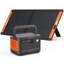 Jackery 800-Watt Continuous/1600-Watt Peak Push Button Start Solar Generator 600 Plus with 1-Solar Panel 100-Watt for Outdoors - Image 1