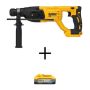 DEWALT 20V MAX Lithium-Ion Cordless Brushless 1 in. SDS Plus D-Handle Concrete and Masonry Rotary Hammer with 20V 5Ah Battery - Image 1