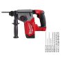 Milwaukee M18 FUEL 18V Lithium-Ion Brushless Cordless 1 in. SDS-Plus Rotary Hammer (Tool-Only) with Carbide Bit Set (8-Piece) - Image 1