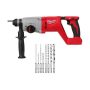 Milwaukee M18 18V Lithium-Ion Brushless Cordless 1 in. SDS-Plus D-Handle Rotary Hammer (Tool-Only) with Carbide Bit Set (8-Piece) - Image 1