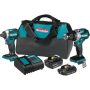 Makita 18-Volt LXT Lithium-ion Brushless Cordless 2-piece Combo Kit (Hammer Drill/Impact Driver) 2.0Ah/4.0Ah - Image 1