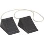 Ironton 2-Pk. of Compact Wheel Chocks, Solid Rubber, Model# RWC07-NT - Image 1