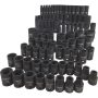 Klutch Impact Socket Set, 94-Pc. 3/8in.- & 1/2in.-Drive, SAE & Metric - Image 1