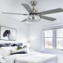 Latitude Bobine 52in. Ceiling Fan with LED Lights - Image 1
