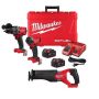 Milwaukee M18 FUEL 18-V Lithium-Ion Brushless Cordless Hammer Drill and Impact Driver Combo Kit (2-Tool) w/ Reciprocating Saw - Image 1