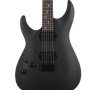 Schecter - Damien-6 SBK Left-Handed Electric Guitar - Satin Black - Image 1
